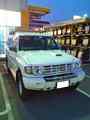 カー用品店の駐車場にて